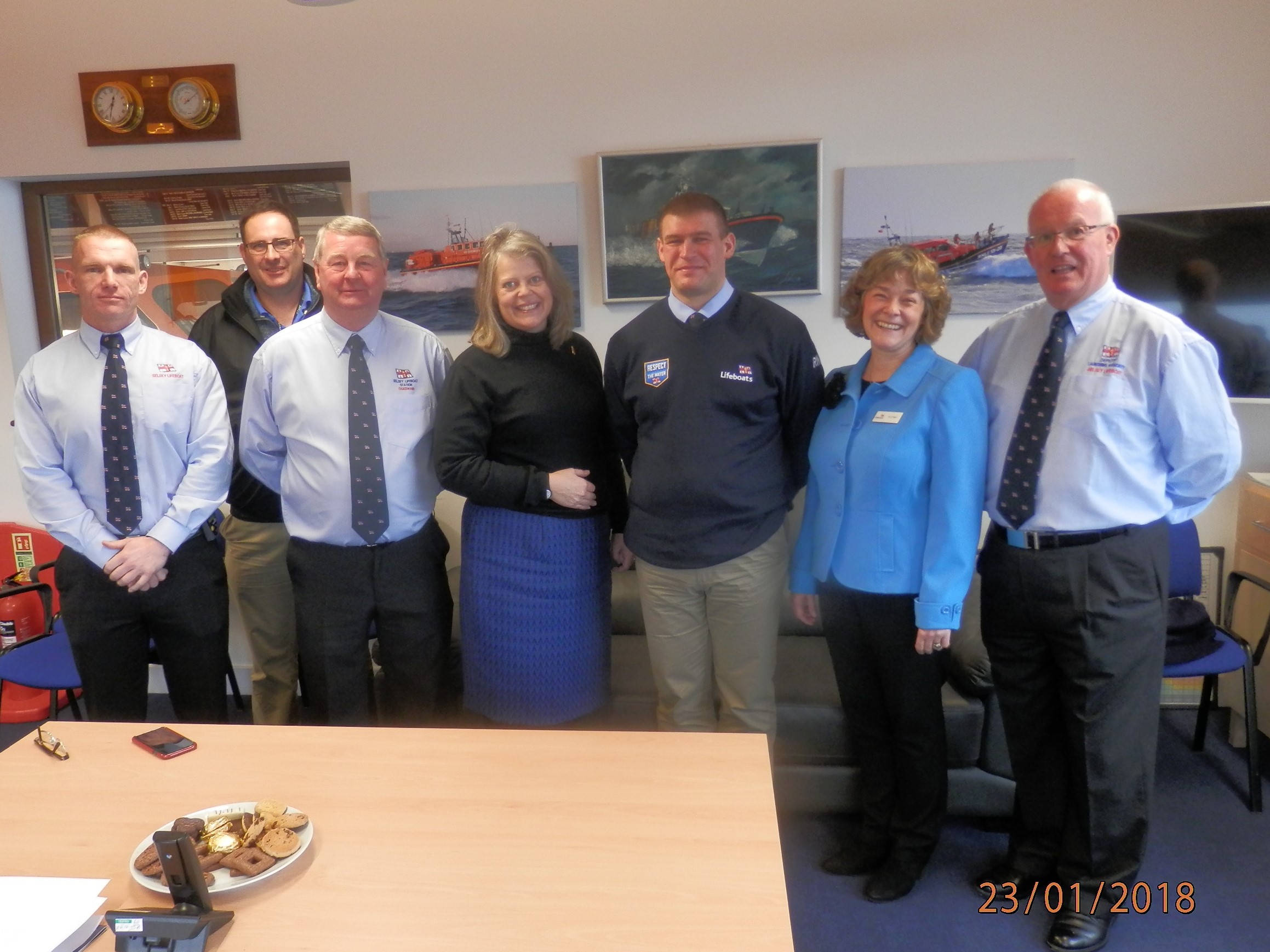 Rob Archibald, Richard Wiseman, Martin Rudwick, Lady Emma, Martin Blaker, Ali O'Neill, and Colvin Rae